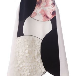 Giambattista Valli Panelled Round Hem Dress